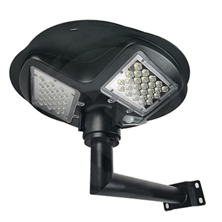 Pouliční lampa LED solární lucerna 200W IP65 mikrovlnný pohybový senzor + dálkový ovladač + držák