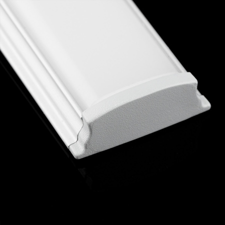 Krytka pro profil KM34-S, Mléčná 1m LUMILED