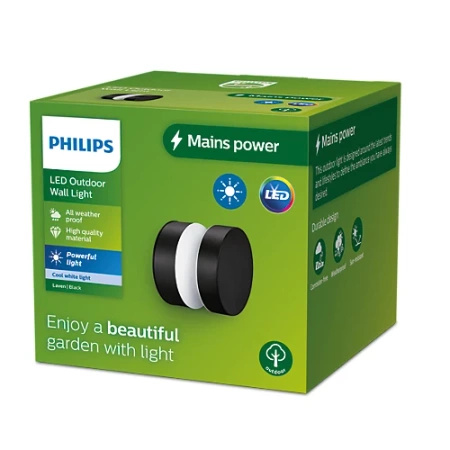 Zahradní nástěnná LED lampa LAVEN 6W 4000K IP44 PHILIPS