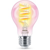 LED žárovka E27 A60 6,3W = 40W CCT + RGB FILAMENT SMART WiFi Philips WiZ