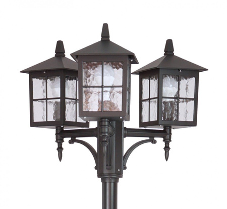 Venkovní zahradní lampa LANTERN E27 Venice OGMWN 3 KW 180-280cm černá Su-Ma