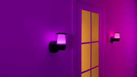 Venkovní nástěnná LED lampa 8,5W RGB SMART WiFi WiZ