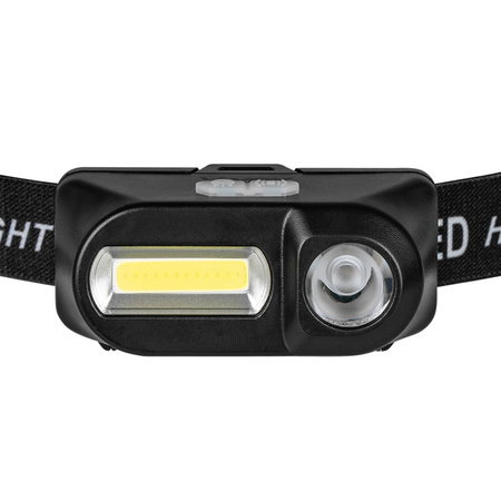 Dobíjecí čelovka XPE + COB VA0115 Vayox