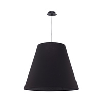 MOSS 9737 Nowodvorski Stropní svítidlo Černá 3xE27 Závěsný materiál+ocel Moderní