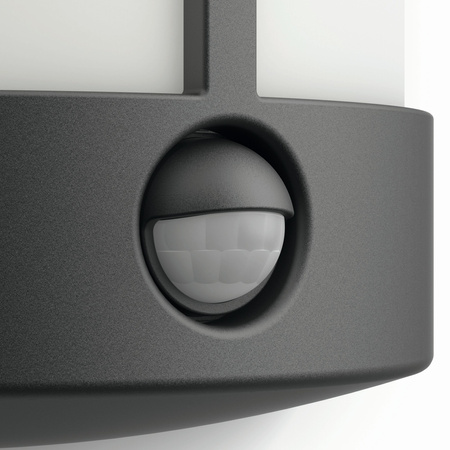 Zahradní lampa LED nástěnná lampa STOCK IR myGarden 6W 2700K IP44 s pohybovým a soumrakovým senzorem antracit PHILIPS