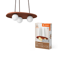 Dekor G9 Brown Clay Dekor Stropní závěsná lampa Ledvance
