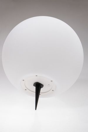 Zahradní koule SOLÁRNÍ LAMPA na zahradu POZEMNÍ LED RGB 30cm + dálkový ovladač