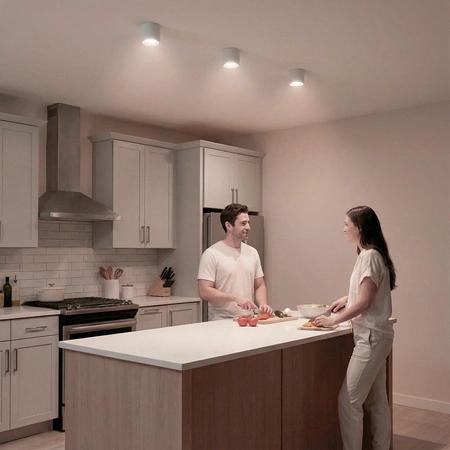 Povrchové svítidlo HALOGEN SUNLA Tuba Gx53 LED Spot Wall lamp Cylinder White LUMILED