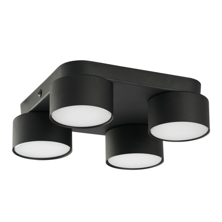 SPACE BLACK Plafond Povrchové stropní svítidlo černé moderní 4xGX53 3401 TK Lighting