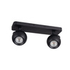 Nástěnné svítidlo Stropní svítidlo Nastavitelné LED GU10 Round Black Galoba Kanlux