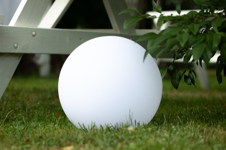 Zahradní lampa LED Solární pohon RGB koule 30 cm