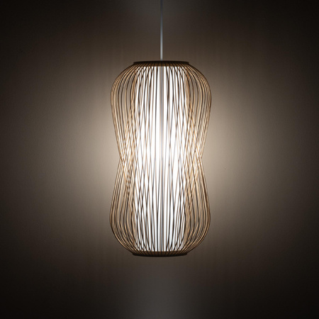 PUKET L 11162 Nowodvorski E27 Bílá skandinávská závěsná stropní lampa