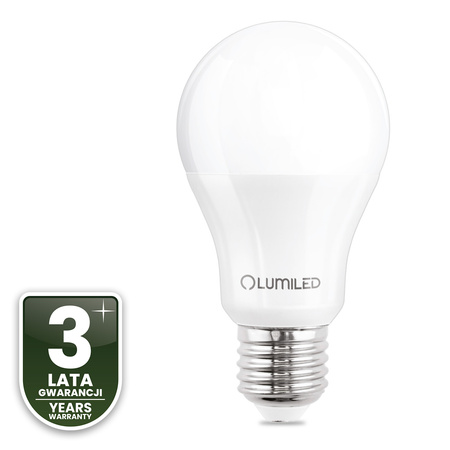 LED žárovka E27 10W = 75W 1100lm 4000K NEUTRAL 260° WHITE PREMIUM LUMILED