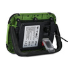 Reflektor LED 10W 700lm 6400K IP44 zelená+černá dobíjecí USB čip Samsung VT-10-R V-TAC