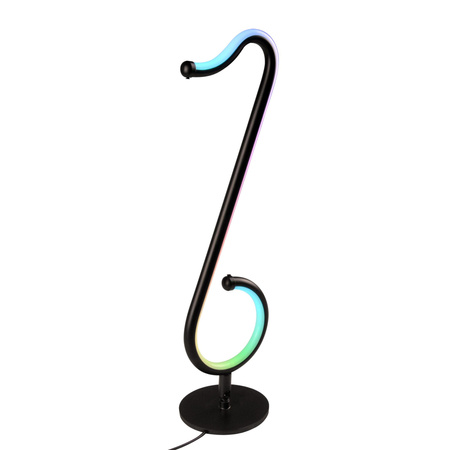 Dekorativní stolní lampa LED 15W černá stmívatelná Poznámka Sanico Goldlux