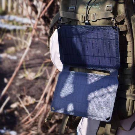 Přenosná solární nabíječka USB kabel 3v1 100cm 10W IP68 VIDEX