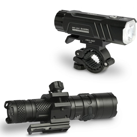 Držák na řídítka kola pro svítilnu. univerzální VIDEX