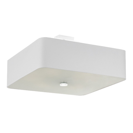 LED stropní svítidlo Plafond LOKKO 5xE27 Čtvercové svítidlo 45cm Bílá SOLLUX