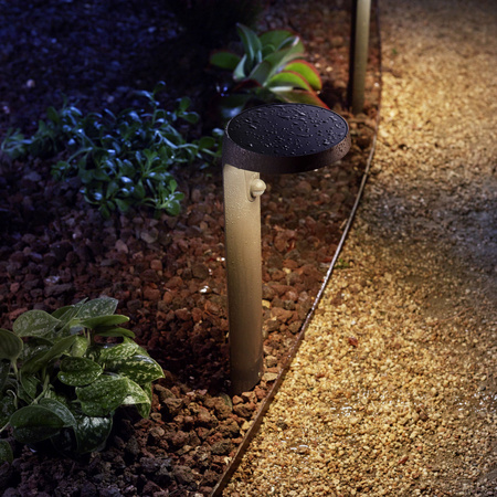 Venkovní LED zahradní svítidlo TYLA IR myGarden 9W 2700K IP44 s pohybovým a soumrakovým čidlem tyč 40cm antracit PHILIPS