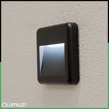 Venkovní zahradní schodišťová nástěnná lampa CCT 3000-6500K LED 4W IP65 VIREO LUMILED