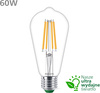 Edison LED žárovka E27 ST64 4W = 60W 840lm 2700K Teplá bílá Filament PHILIPS Ultra Efficient