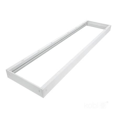 Rámeček pro povrchovou montáž 63 mm pro LED panel 30x120 cm Klik White Kobi