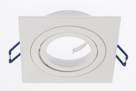 Halogenová Podhledové svítidlo GU10, TUBA SPOT Nastavitelná Čtvercová Bílá 20mm MIDI LUMILED