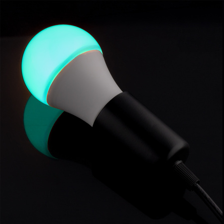 3x LED žárovka E27 A60 9W = 60W 806lm 6500K + RGB Multicolour 260° stmívatelná Pilot LUMILED