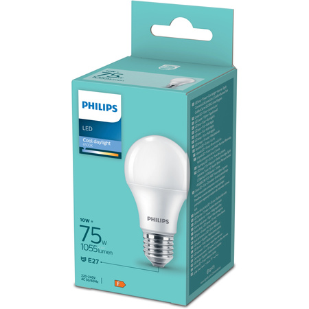 LED žárovka E27 A60 10W = 75W 1055lm 6500K Cold Milk PHILIPS
