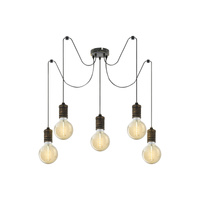 Stropní závěsné svítidlo E27 Gold Industrial Fidel Rabalux