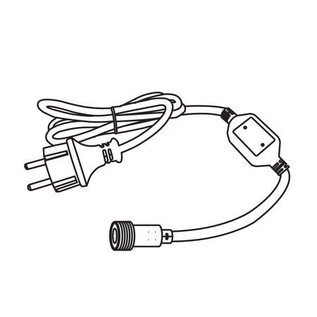 Připojovací kabel s napájením pro světelné hadice 230V IP65 GIVRO Kanlux