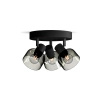 Stropní světlo Reflektor Plafond 3x E14 LED Black Sleet Philips