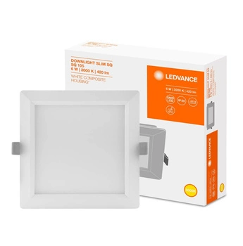 Zapuštěný LED panel 6W 3000K DOWNLIGHT Slim SQ105 LEDVANCE čtvercový