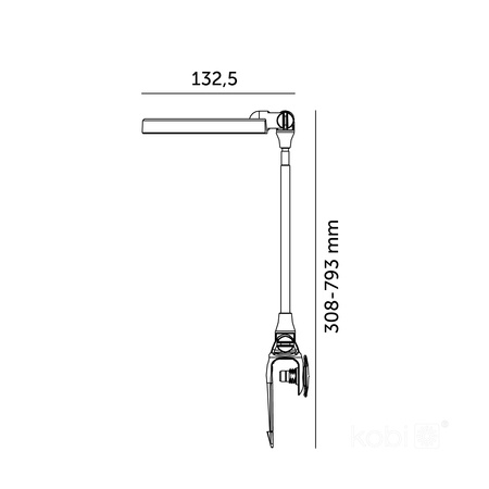 LED lampa na podporu růstu rostlin 10W 260lm 3000K teplá bílá 110° bílá Verdi Kobi