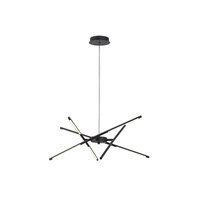 Stropní závěsné svítidlo LED 30W 3000K černé Moderní Henli Rabalux