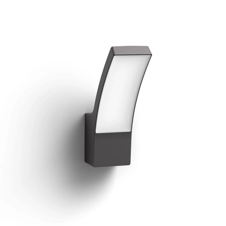 Zahradní nástěnné svítidlo LED SPLAY 3,8W 2700K teplá bílá IP44 antracit PHILIPS