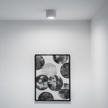 Povrchové Halogenové svítidlo AMAT-S, TUBA 50mm Nastavitelná Kulatá Bílá AMAT-S LUMILED