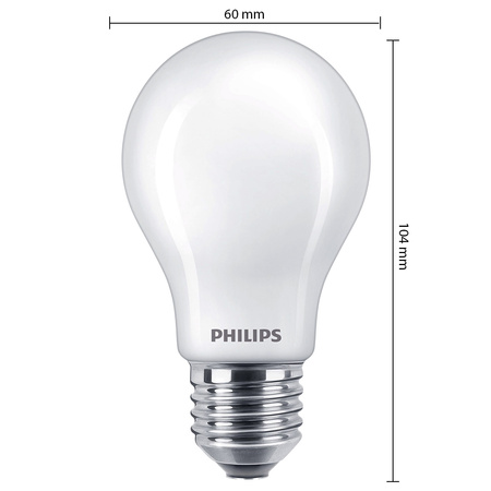 LED žárovka E27 A60 10.5W = 100W 1521lm 2700K Teplá bílá 300° PHILIPS Klas.