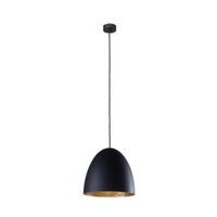 EGG M 9022 Nowodvorski stropní lampa černá a zlatá E27 závěsná trubka ocel ?39 cm moderní