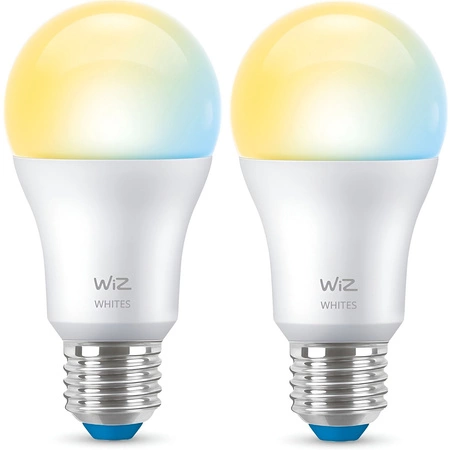 2x LED žárovka E27 A60 8W = 60W 2700-6500K SMART WiFi WiZ