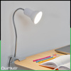 Stolní lampa stolní nastavitelná DONA školní noční světlo E27 klip bílý LUMILED