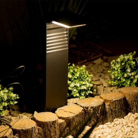 LED solární zahradní lampa poháněná stojanem 57 cm 4000K IP64 se soumrakovým senzorem