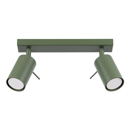 Bodové reflektorové stropní svítidlo Tuba 2x GU10 Olive Ring Bittersweet Shimmer SL.1501 Sollux