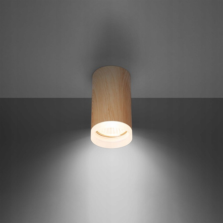 Halogenová výbojka s reflektorem pro povrchovou montáž Masterled GU10 Round Brown