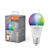 E27 A100 LED žárovka 14W 1521lm RGBW SMART+ WiFi Stmívatelné Classic LEDVANCE