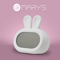 Dětský elektronický budík šedý USB dobíjecí 1200mAh MARY'S KINGDOM