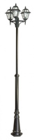 Venkovní zahradní lampa Svítidlo E27 Vitráže OGMWN 3 N 185-285cm černá Su-Ma