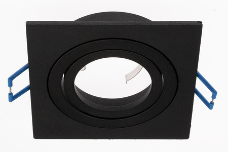 Halogenová svítidlo GU10, TUBA SPOT Nastavitelná Čtvercová Černá 20mm MIDI + LED GU10, 6W 4000K LUMILED