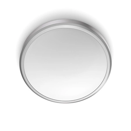 Plafond LED lampa pro povrchovou montáž DORIS 17W 2700K IP44 31cm Satin PHILIPS