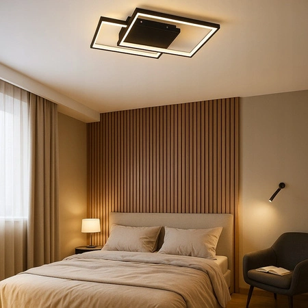 Stropní svítidlo LED 45W CCT GALAXIS POLARIS Black + dálkové ovládání Controller